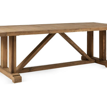Reclaimed Salvaged Solid Wood Dining Table, Vintage and Rustic, VMW1052 