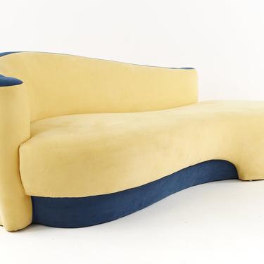 Vladimir Kagan Style Mid Century Chaise Sofa - mcm 
