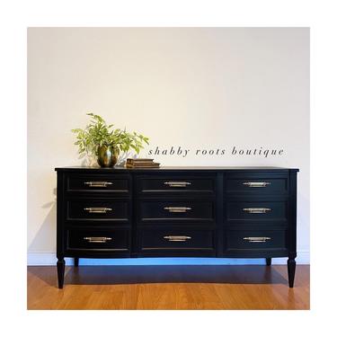 Black 9 drawer dresser with brass hardware! $650! | Miss Pixies - Washington, DC | ATTIC Black 9 drawer dresser with brass hardware! $650! | Miss Pixies - Washington, DC | ATTIC