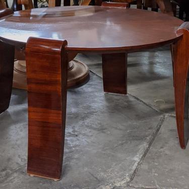 Rene Prou low table with wide tapered legs (#1612)