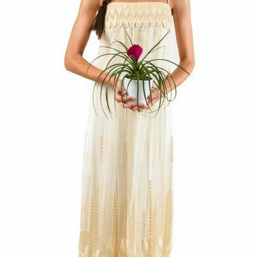 Alfred Bosand Fringe Gown