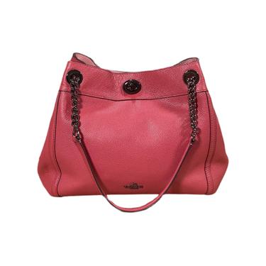 Coach Pink Lexy Chain Shoulder Bag 062321 LM