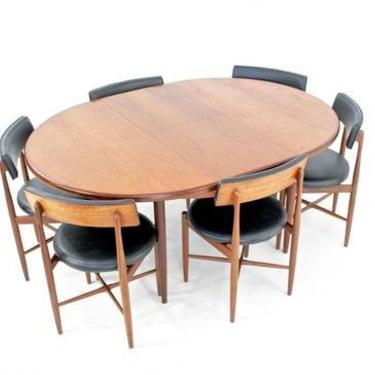 Mid Century Dining Table &amp; 6 Chairs by VB Wilkins for G .Plan.. 