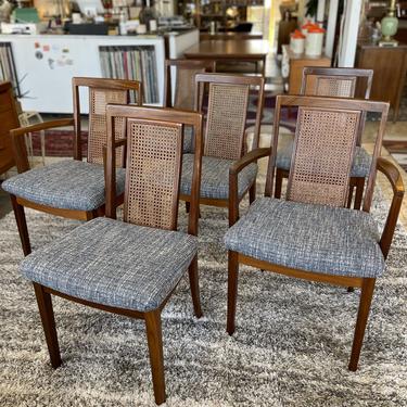 Mid Century Teak Cane Back ‘Fresco’ Dining Chairs by GPlan