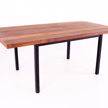 Milo Baughman for Directional Mid Century Multi-Wood Rosewood Walnut and Ash Dining Table (Matte Finish) - mcm 