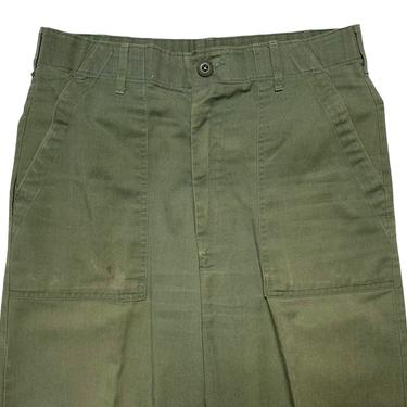 Vintage US Army OG-507 Field Trousers / Pants ~ measure 29.5 x 28.5 ~ Post Vietnam War ~ 29 30 Waist 