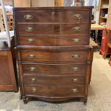 Dixie furniture company 7 drawer mahogany chest.  34.5” x 18” x 50.5”