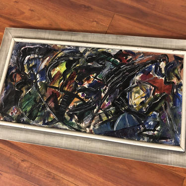 1945 Windsor Utley Original Painting, &amp;quot;Resurrection&amp;quot;, Oil on Canvas Framed Painting 