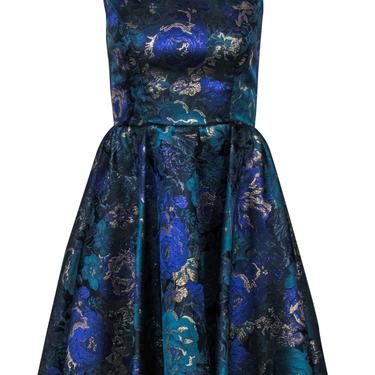abs allen schwartz cocktail dresses ABS by Allen Schwartz Printed Dress - A Line