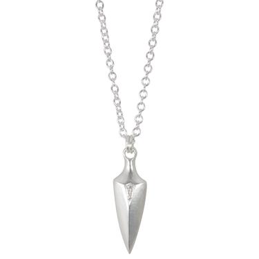 Deco Diamond Dagger Necklace