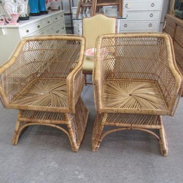 Pair of Island Style Lounge Chairs