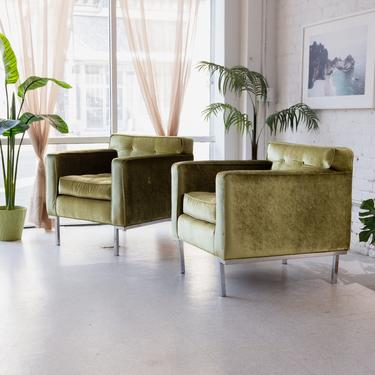 Olive Green Club Chair