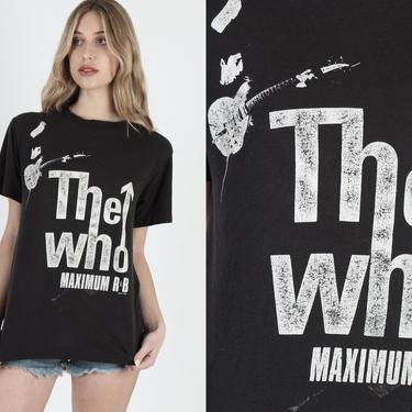 The Who T Shirt The Who Band The Kids Are Alright Band T Shirt Band Tee Concert T Shirt Vintage 80s Townshend Rock T Shirt 
