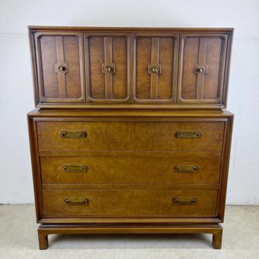 Mid-Century Five Drawer Highboy Dresser 