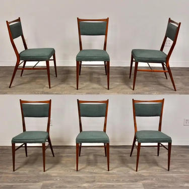 Paul McCobb Walnut Dining Chairs- Set of 6 