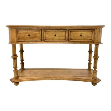 Transitional Pine Server/Console Table