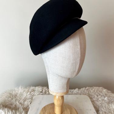 1960’s Mod Cap | 1960s Mod Hat | Vintage Henry Pollack Hat 