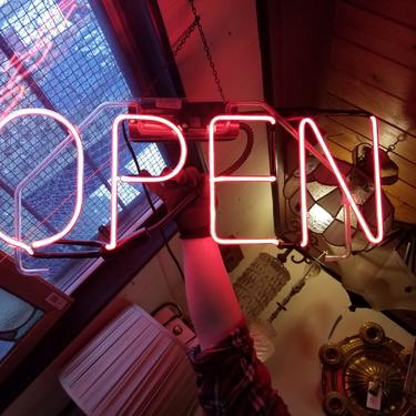 Brand New "Open" Neon Sign