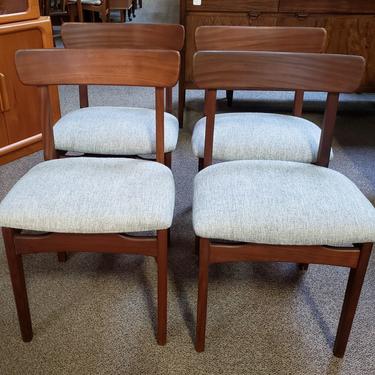 Item #V95 Set of Four Vintage Dining Chairs c.1960