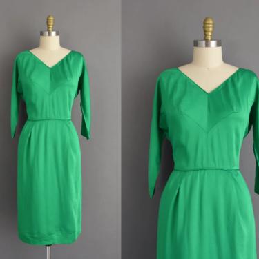 vintage 1950s dress | Holiday Christmas Party Dress | Small Medium | 50s vintage dress 