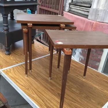 Stacking table set of Three $65 #vintage #stacking table #silverspring #ustreet #14thstreetdc #swDC #seeninshaw #shawdc