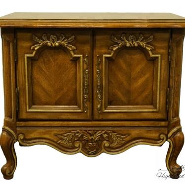 STANLEY FURNITURE Country French Louis XVI Bookmatched 29&amp;quot; Cabinet Nightstand 5413-81 