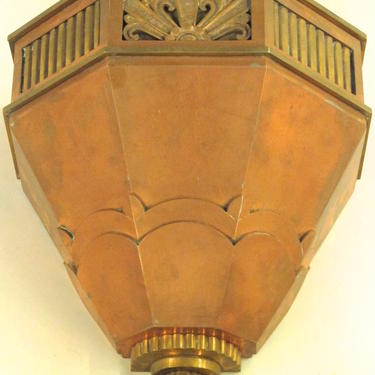 Single copper wall sconce (#1469)