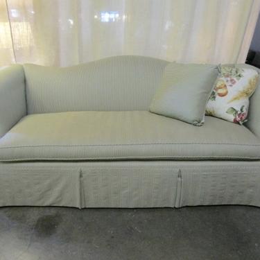 TRADITIONAL ROLLED ARM AND SKIRTED SOFA