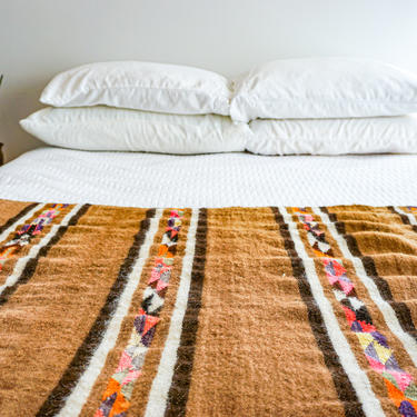 Vintage Alpaca Blanket / Tapestry 