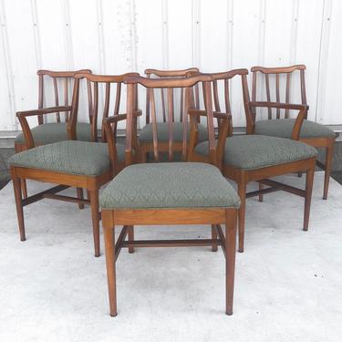 Set of Mid-Century Modern Dining Chairs- Set of Six 