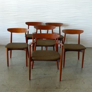 HA-17090 Danish Teak Randers Dining Chairs 