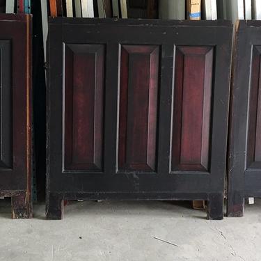 Wonderful antique salvaged wainscoting. Three pieces that combine for a 48 inch high by 127 inch long run. $847. #communityforklift  #architecturalsalvage  #vintagestyle  #salvagedwood  #englishcountrystyle