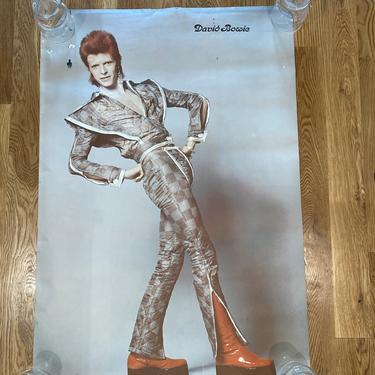 RARE original 1973 David Bowie poster 