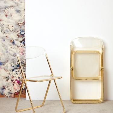Lucite Folding Chair