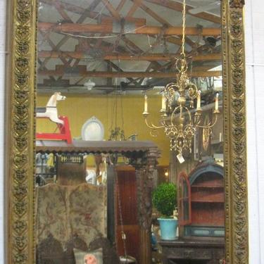 Antique French Gilt MirrorGrand Scale | Mid 1800s