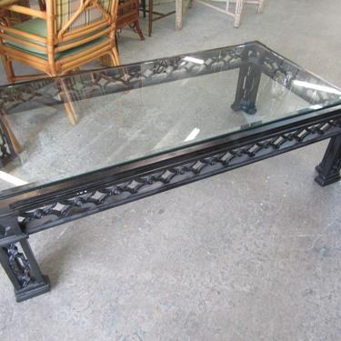 Hollywood Regency Cut out Coffee Table