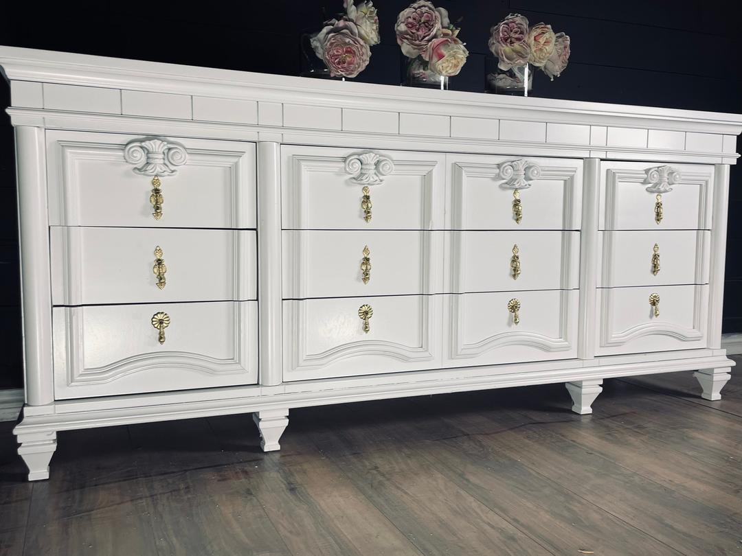 Beautiful Large Dresser Credenza Console solid wood (customizable color ...