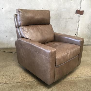 Comfort Design Leather Swivel Recliner Chair
