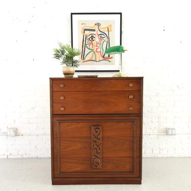 Vintage 1960’s Bassett Highboy Dresser