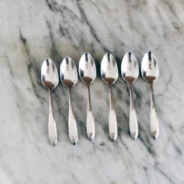 Vintage Silver Plate Demitasse Spoons 