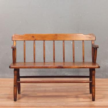 Distressed Country Pine Bench