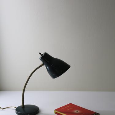 Vintage Industrial Gooseneck Lamp - Desktop / Wall 