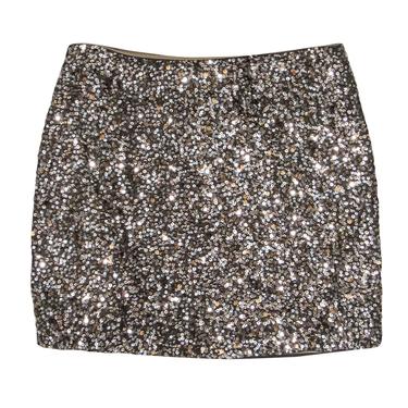 Vince - Grey Sequin Miniskirt Sz 8