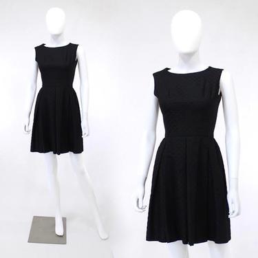 1960s LBD - Black Mod Scooter Dress - Vintage Scooter Dress - 1960s Mini Dress - Black Mini Dress - 1960s Dress | Size Extra Small 