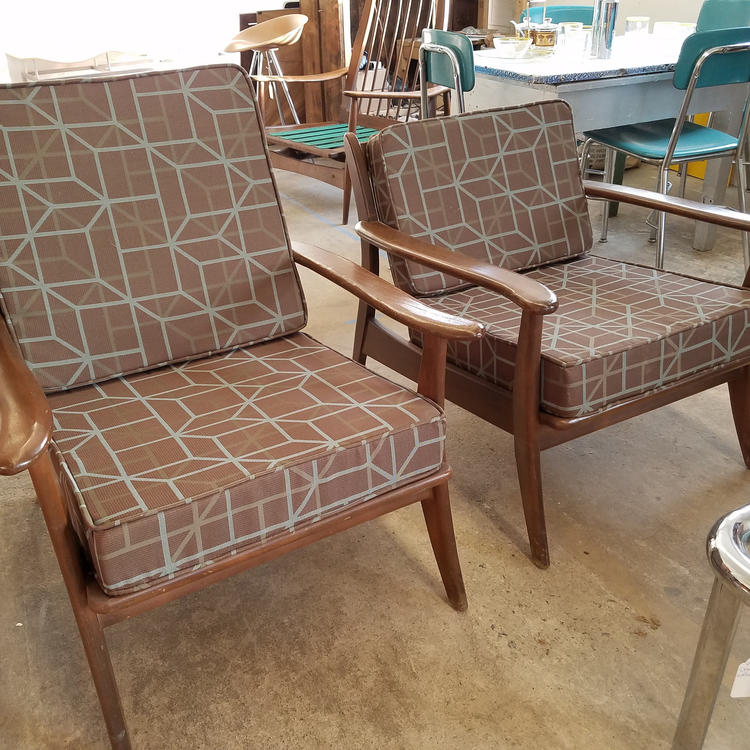 MCM His and Hers Chairs