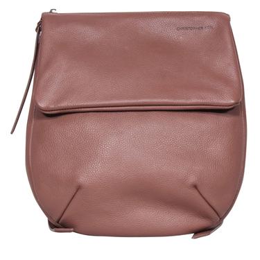 Christopher Kon - Light Brown Pebbled Leather Backpack