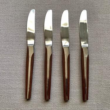 Vintage Eldan (ELD2) Brown Dinner Knives - Set of 4 