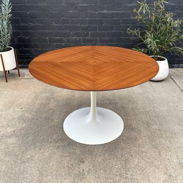 Mid-Century Modern Tulip Dining Table with Walnut Top, c.1960’s 
