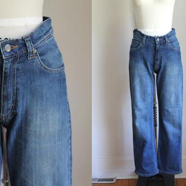 vintage Lees jeans - blue faded denim / 30&amp;quot; - 32&amp;quot; waist 