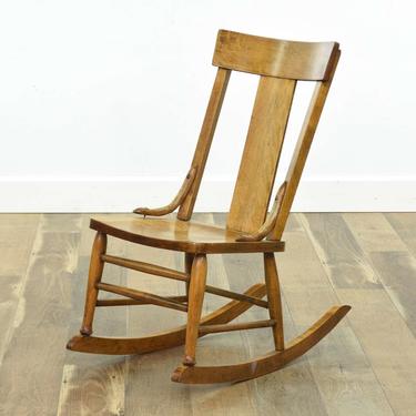 Antique Low Profile Nursing Rocking Chair